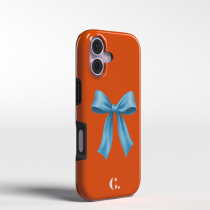 Candy Bow Orange Blue Tough case Samsung telefoonhoesje