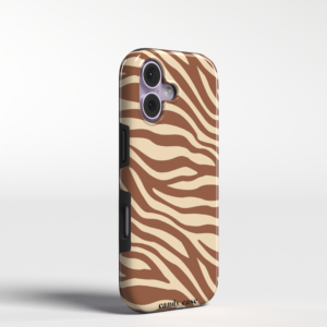 Candy Case Chestnut zebra tough case Magsafe iPhone