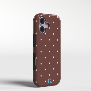 Candy Dot Espresso Tough Case MagSafe iPhone telefoonhoesje