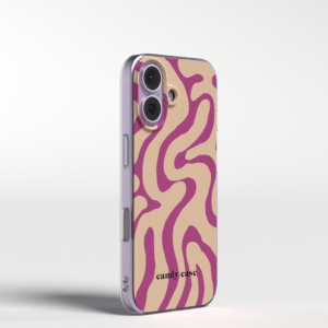 Candy Flow fushia soft case iPhone telefoonhoesje