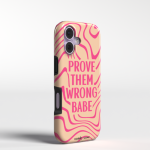 Candy Prove them wrong roze Tough Case Samsung telefoonhoesje