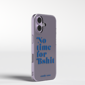 Candy Quote Blue Soft iPhone telefoonhoesje