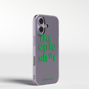 Candy Quote Green Soft iPhone telefoonhoesje