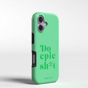 Candy Quote Green Tough iPhone telefoonhoesje