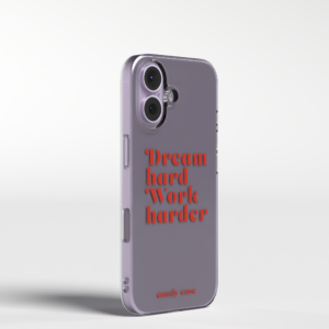 Candy Quote Red Soft iPhone telefoonhoesje
