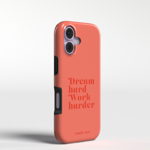 Candy Quote Red Tough iPhone telefoonhoesje