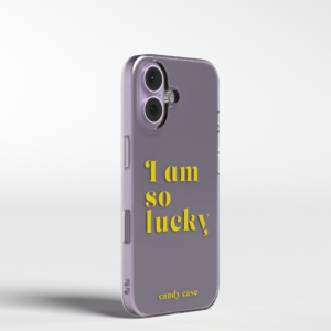 Candy Quote Yellow Soft iPhone telefoonhoesje