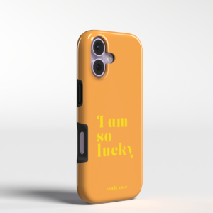 Candy Quote Yellow Tough iPhone telefoonhoesje