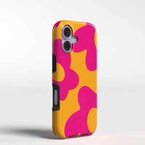 Candy Retro Orange Pink Flower Samsung Telefoonhoesje