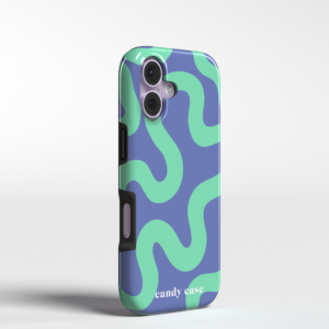 Candy Swirl Blue Tough Case Samsung telefoonhoesje