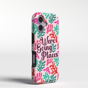 Candy We're going places roze Tough Case iPhone telefoonhoesje