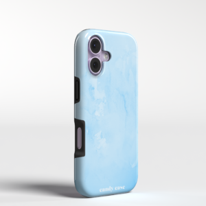 Candy blue Watercolor tough Samsung Telefoonhoesje
