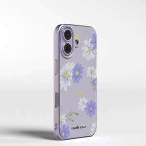 Candy flower purple iPhone soft telefoonhoesje
